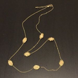 Blush & Gold Station Necklace